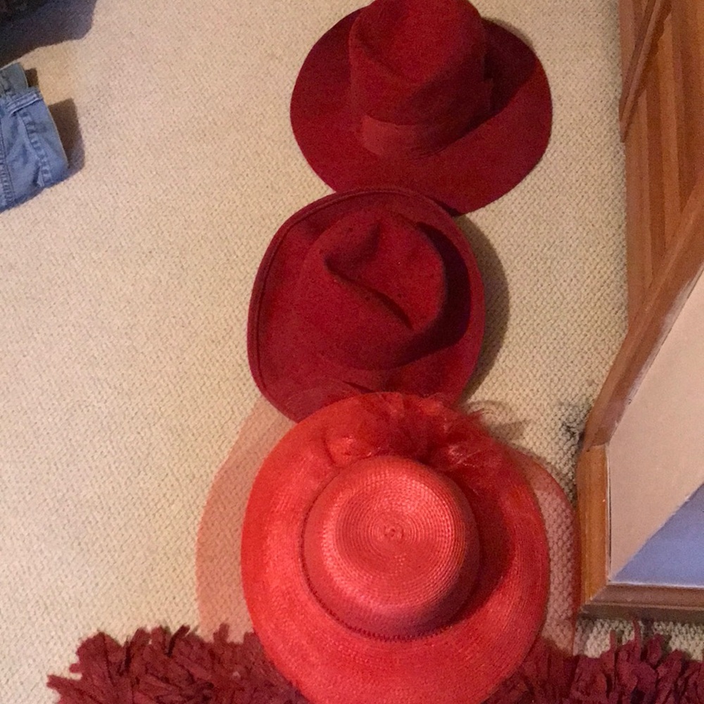 Used red hats